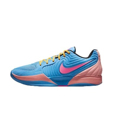 Ja 2 Basketball Shoes (FD7328-403, Blue Beyond/Celestial Gold/Apricot Agate/Hyper Pink) Size 9