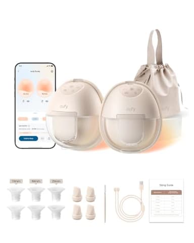 eufy Heated Wearable Breast Pump S1, HeatFlow, Hands-Free