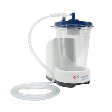 PureWick Urine Collection System - Non-Invasive Urine Management Device for Home Use - Corded Suction System - Unisex - for Use with PureWick External Catheters Sold Separately - PW100