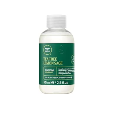 Tea Tree Lemon Sage Thickening Shampoo, Builds Body + Boosts Volume, For Fine Hair, 2.5 fl. oz.
