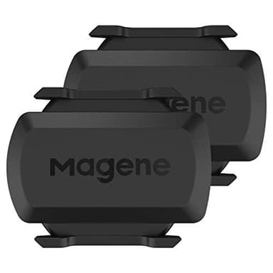 Magene Outdoor/Indoor Speed/Cadence Sensor for Cycling, Wireless Bluetooth/Ant+ Bike Computer RPM Sensor for Road Bike or Spinning Bike and Trainers Compatible with Onelap, Wahoo Fitness, Zwift
