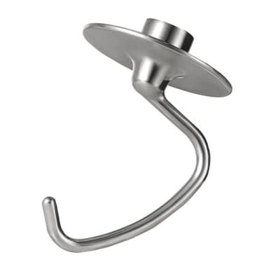 Lawenme Stainless Steel Dough Hook Attachment for KitchenAid 4.5-5 Quart Tilt-Head Stand Mixer, K45DH Dough Hook Replacement for KSM90 and K45, Mixer Parts Accessories…