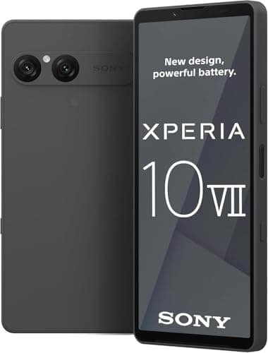 Sony Xperia 10 VII XQ-FE72 128GB 8GB Dual SIM Factory Unlocked GSM Smartphone, 5G 6.1" 120Hz OLED Display, 50MP Camera - International Version (Black)