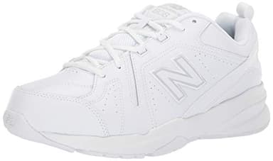 New Balance Men's 608 V5 Casual Comfort Cross Trainer, White/White, 13 Wide