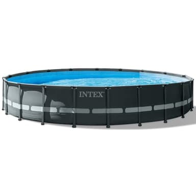 INTEX 26327EH 22ft X 48in Ultra XTR Deluxe Above Ground Swimming Pool Set – Includes 2100 GPH Cartridge Sand Filter Pump – SuperTough Puncture Resistant – Rust Resistant – Easy to Assemble