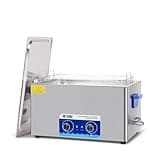 DK SONIC 22L Ultrasonic Cleaner,Stainless Steel Ultrasonic Part Cleaner with Cleaning Basket,Timer and Heater,Mechanical Sonic Cleaner for Cleaning Gun,Filter,Chain,Gear(110V,5.81Gal)