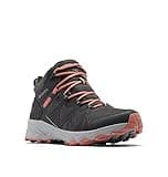 Columbia Womens Peakfreak Ii Mid Outdry Hiking Shoe, Dark Grey/Dark Coral, 8.5 US