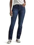 Lee Women's Legendary Mid Rise Straight Leg Jean Nightshade 12 Short