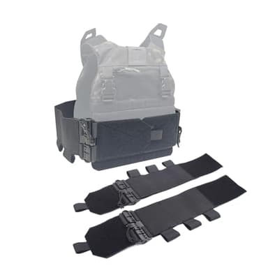 BEAUTI4U Pair of Elastic Tactical Vest Cummerbund Quick Release Mounting Straps with Magazine Pouches Compatible with JPC/CPC/LBT/LBX/FCPC