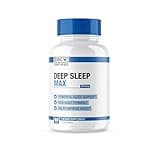Deep Sleep MAX | New Natural Sleep Aid for Adults | Highly Dosed Highly Strength Formula, Mood Support | 18 Research Backed Ingredients | Melatonin, Magnesium, GABA, Ashwagandha & More - 60 Capsules