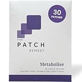 The Patch Remedy Metabolise Patches | 30 Topical Patches | Waterproof | Ingredients Including 5HTP, Guarana Extract, L- carnitine and Lecithin | Lasts 12-24 Hours