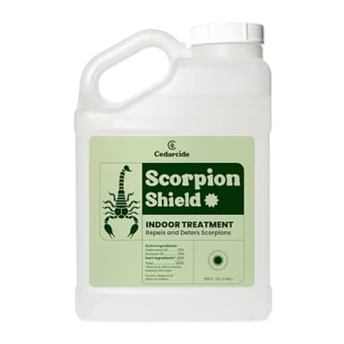 Cedarcide Scorpion Shield (Gallon) Indoor Cedar Oil Pest Control Spray - Kills & Repels Scorpions and Other Pests Guaranteed - Pet Safe