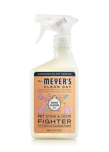 Mrs. MEYER'S CLEAN DAY Pet Stain & Odor Fighter, Orange Blossom Scent, 16oz
