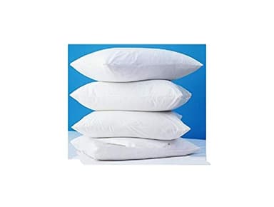 4 Pack Deluxe Zippered Vinyl Pillow Covers - Waterproof Protectors for Longer Lasting Pillows. Standard Size 20"x29". Ideal for Home, Hotel and Hospital use.
