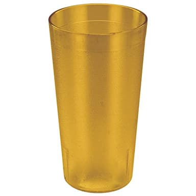 Winco Pebbled Tumblers, 12-Ounce, Amber