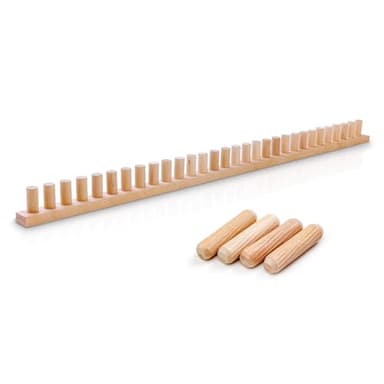 46" Wooden Loom Frame for DIY Throw Blankets – Looma Chunky Knit Blanket Kit – Adjustable Size Hand Knitting Kit – No Needles Required – Beginner-Friendly Yarn Craft for Home Decor & Stress Relief