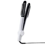 InStyler Freestyle Max 1” (White) 2-in-1 Styling Tool, Heated Round Brush with Straightening Iron - Volumize, Straighten, Wave or Curl All Hair Types with Cool Tip Ionic Bristles & 4 Heat Settings