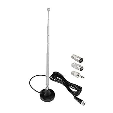 Bingfu Strong Magnetic Base FM Radio Antenna Telecopic for Pioneer Onkyo Yamaha Marantz Sherwood Indoor Digital HD FM Radio Bluetooth Home Stereo Receiver AV Audio Video Home Theater Tuner