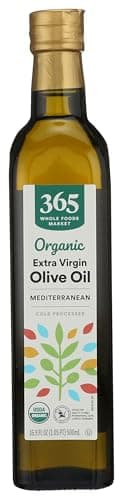 365 by Whole Foods Market, Organic Extra Virgin Olive Oil 100% Mediterranean Blend, 16.9 fl oz