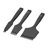 RONGXINGSHENG French Style Leather Stitching Chisel Set,Leather Punching tool Set,2/5/10 Pricking Irons for Exact 3.0mm Punching for Precise Punching (2.7mm)