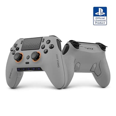 SCUF OMEGA PS5 Wireless Performance Controller – Officially Licensed, 11 Custom Inputs, Instant Triggers, Low Latency, TMR Durable Thumbsticks – Windows PC Compatible – Light Gray