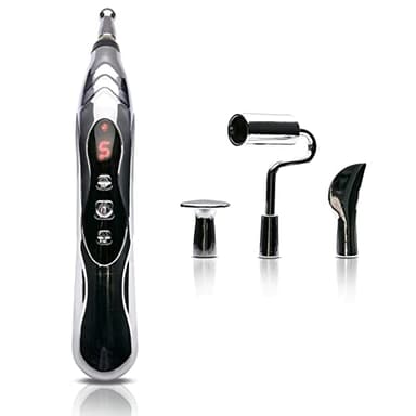 Rechargeable Electric Meridians Energy Pen - Low Voltage Electronic Meridian Acupuncture Massage Pen for Relaxation and Pain-Relief