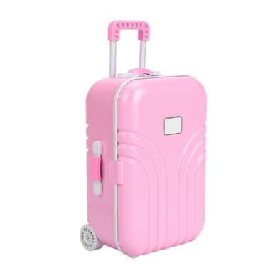 FILFEEL Mini Luggage Box, Baby Suitcase, Toy, Plastic Wheeled Suitcase for Children's Day ()