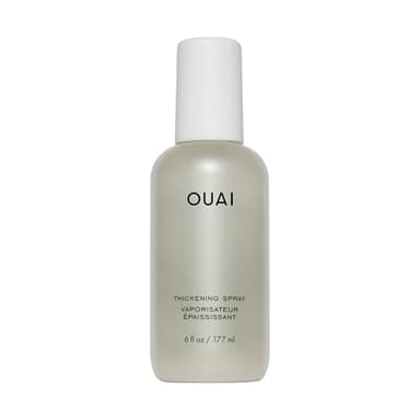 OUAI Hair Thickening Spray - Thickening & Volumizing Spray for Instantly Thicker, Fuller-Looking Hair - Protects, Strengthens & Repairs with Amaranth Peptide & Amino Acids (6 Fl Oz)