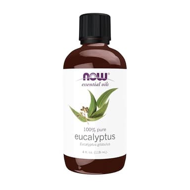 NOW Essential Oils, Eucalyptus Oil, Clarifying Aromatherapy Scent, Steam Distilled, 100% Pure, Vegan, Child Resistant Cap, 4-Ounce