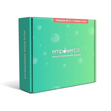 empowerDX Vitamin B12 + Folate Test - at-Home Test Kit - Results Within 2 Days