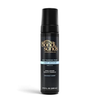 Bondi Sands Self Tanning Foam | Lightweight, Self-Tanner Foam Enriched with Aloe Vera and Coconut Provides an Even, Streak-Free Tan | 6.76 oz/200 mL