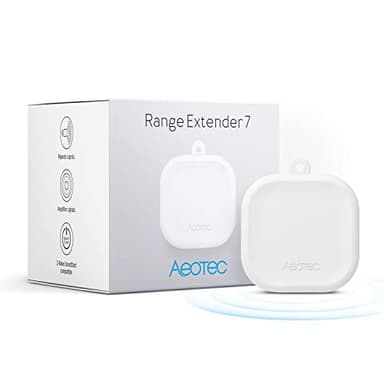 Z-Wave Hub Range Extender - Aeotec Range Extender 7 - Improves Performance and Range of Your Z-Wave Hub - SmartThings, Hubitat, Alarm.com, Ring, and More - Gen7 (One Pack)