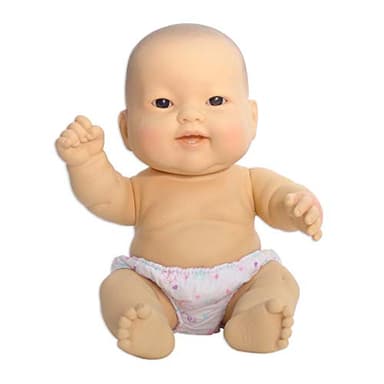 JC Toys BER16540-A1 Lots to Love Babies, 10" Size, Asian Baby
