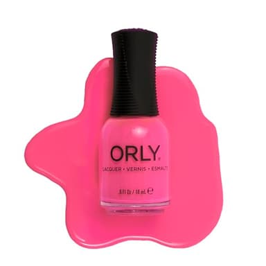 Orly Neon Nail Polish Colors for Summer | Bright Shades and a Confetti Topper for Summer Neon Nails | 0.6fl oz (That's Hot, 0.6 fl oz)