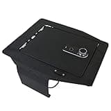 TUOJUE Center Console Gun Safe Vault Truck Safe Compatible with Ford F150 2015-2020, Ford Super Duty 2017-2022, Ford Expedition 2018-2022 With Full Floor Console Model, Superior Fingerprint Lock