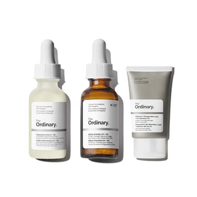 The Ordinary Dark Spot Collection - Skin Care Bundle Set - Vitamin C Suspension 23% + HA Spheres 2% 1 Fl Oz, Alpha Arbutin 2% + HA 1 Fl Oz, Hyaluronic Acid 2% + B5 1 Fl Oz