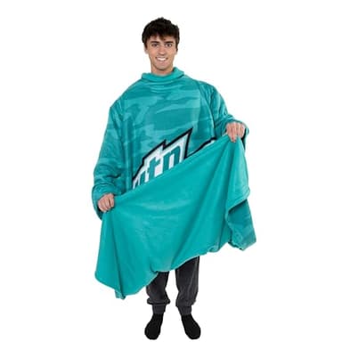 Snuggie The Original Wearable Blanket With Sleeves & Pockets | Reversible Throw for Adult Men & Women, Machine Washable, Gift for Holidays, As Seen on TV | One Size, Mountain Dew Baja Blast, 71 x 54"