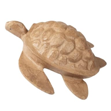 Silverlight Urns Natural Brown Paper Turtle Biodegradable Cremation Urn for Ashes, Earth Friendly Urn for Ground or Sea Burial, Eco Urn for Ashes, Adult Size, 15.75" L x 17.75" W x 5.25" H