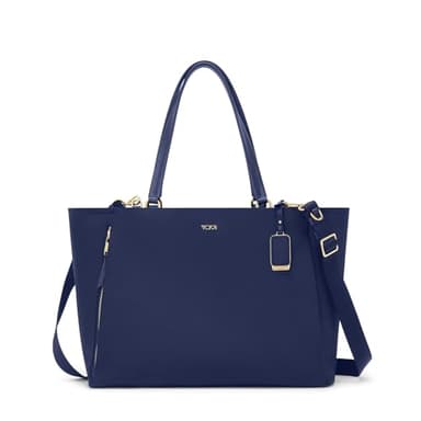 Tumi Womens Valetta Large Tote, Indigo/Light Gold, One Size