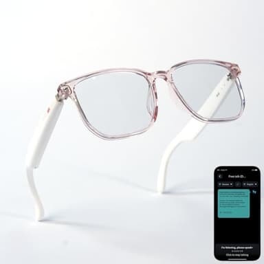 Giinova Ai Smart Glasses Bluetooth 5.4 with Translation for Men Women 160+Languages Color-Change Lens Chat GPT Assistant Free App Translator Glasses Meeting,Driver,Travel