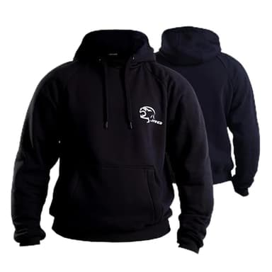 J.A.G. Motorcycle Protective Hoodie for Men – Armored Riding Jacket w/Aramid Lining for impact | All-Season Hoodie Sweater