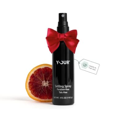 Y'OUR Anti-Smudge Silky Setting Spray: 16HR+ Makeup Lock | Transfer & Water Proof | 2-in-1 Hydrating & Calming Mist with Vitamin E | Ultra Fine Vegan Mist | Alcohol-Free, Paraben-Free, Gifts for Women