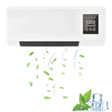 Air Conditioner, Portable Air Conditioning Split Max, 2 in 1,quiet One Fast Natural Wind/heating for Room,ductless Airs Conditioners Wall Mount for Bedroom Living Room