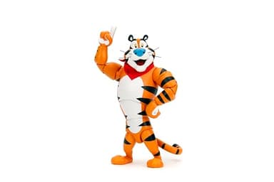 Jada Tony The Tiger Frosted Flakes 6" Action Figure, Highly Articulated, Collectible, Nostalgic Detail, Exclusive Packaging