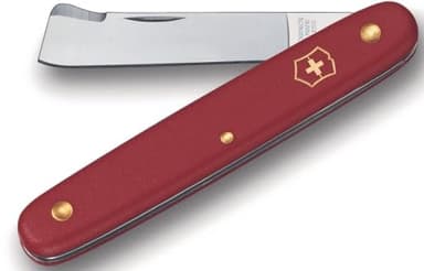 Victorinox 3.9020 V39020 Budding Knife Straight Blade with Bark Lifter, Red, 51 mm