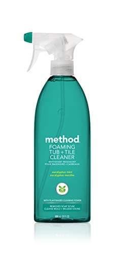 Method Foaming TUB+TILE CLEANER, Eucalyptus Mint, 28 Ounce, 1 pack, Packaging May Vary