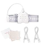 Bedwetting Alarm for Kids, Loud Sound and Strong Vibration, Rechargeable, Pee Alarm for Children, Teenagers, Elderly, White