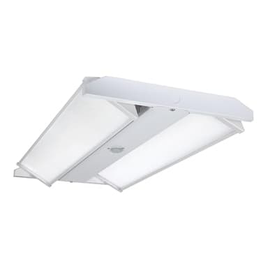 Metalux HBLAO 2’ 400W Equivalent High Bay LED Lighting w/Adjustable Optics, Selectable CCT and Lumens, 24,000 Lumens: HBLAOS-1824C3R
