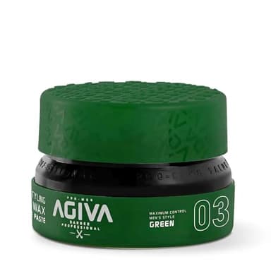 Agiva Hair Styling Clay Wax 03 Strong Hold Matte Look Plus Keratin Formula 6oz