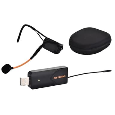 Mymic - Personal Portable Water Resistant Cordless Headset Mic System Wireless Microphone System for Fitness Instructor, Aquatic Sports Coach, Group Exercise GX Workout Aerobic Training